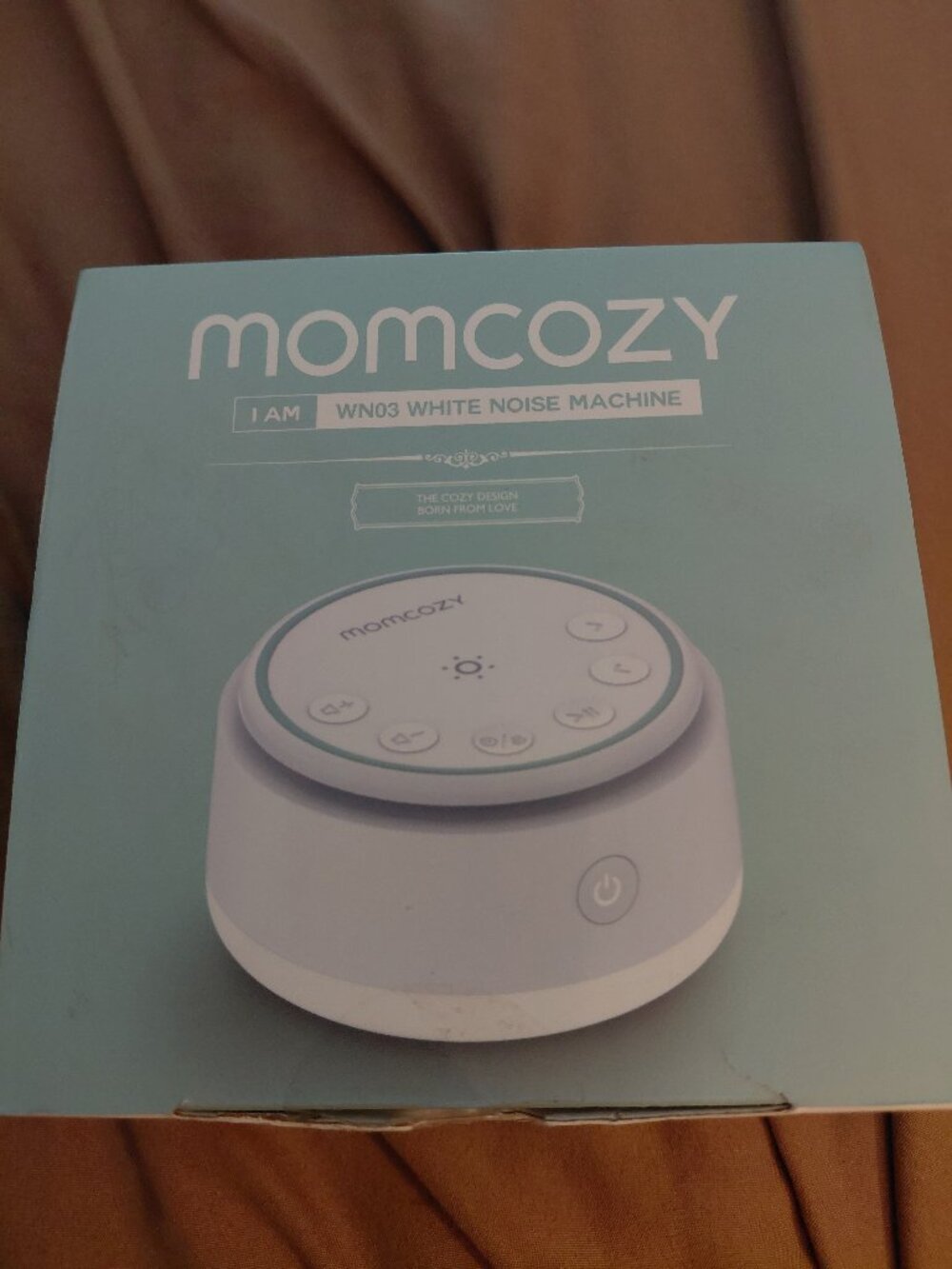 Momcozy white noise machine...new